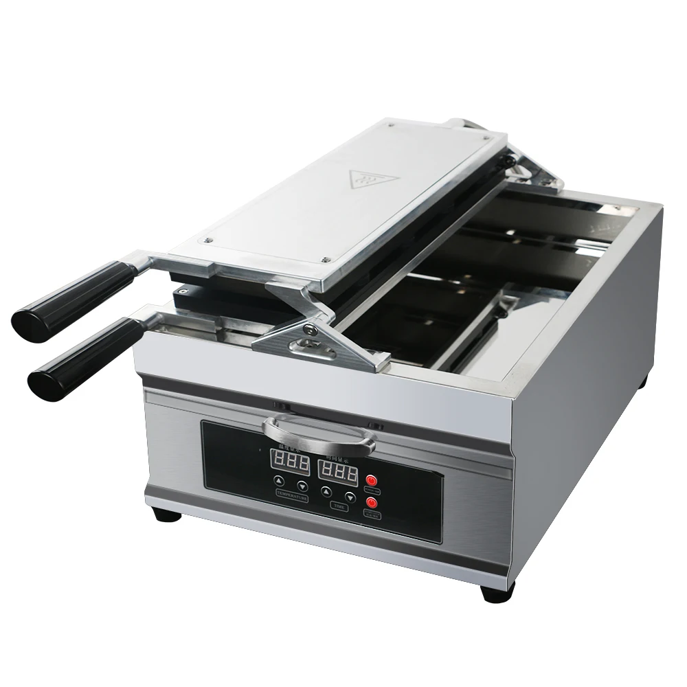 Digital Control Taiyaki Waffle Maker Manjoo Cake Automatic Magikarp Open Mouth Taiyaki Maker Machine with handle