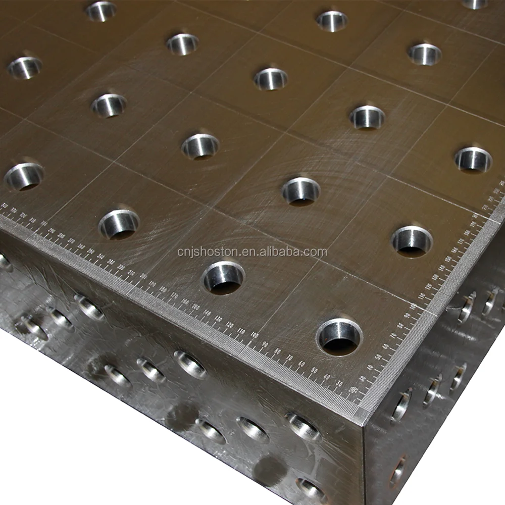 Cheap cast iron 3d demmeler welding table 28mm welding flat table