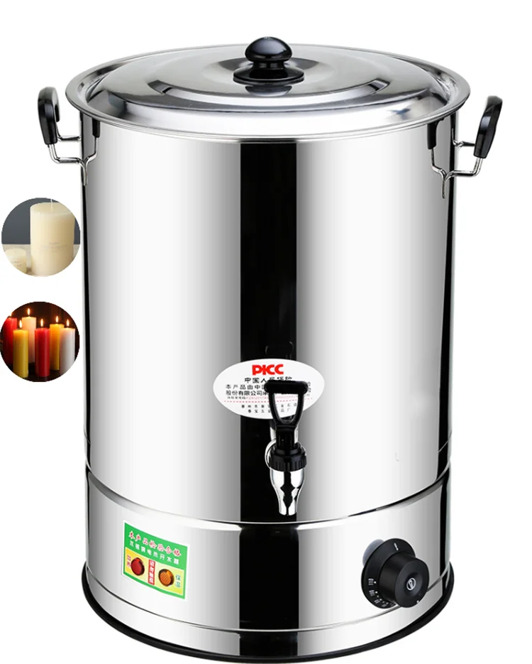 Wholesale New Movable Candle Wax Melting Tank for Candle Making 50KGS low wattage Fundidor de Cera Hacer Velas