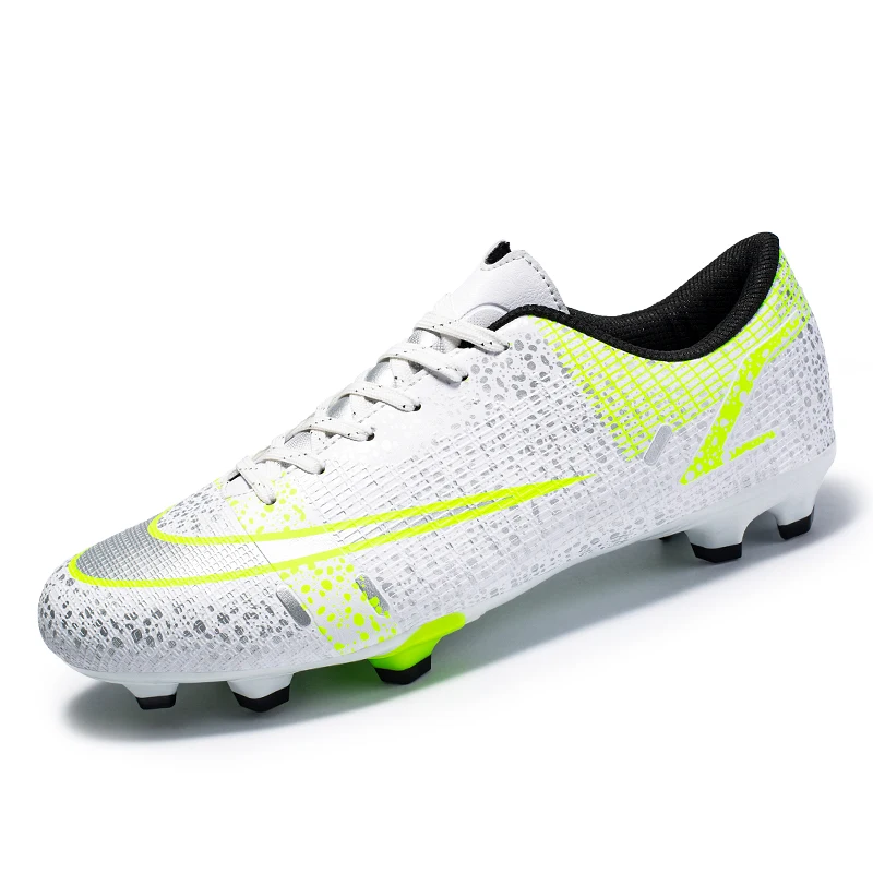 2021 Latest Sale Men FG & TF Cleat Pu Upper Football Boots Soccer Shoes