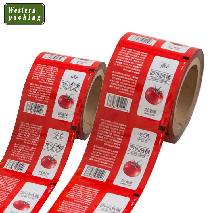 Food grade tomato paste sachet packing materials