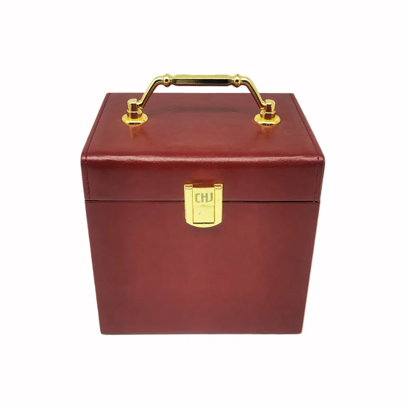 Customised PU Leather Perfume Packaging Boxes Jewellery Boxes Cosmetic Display Boxes