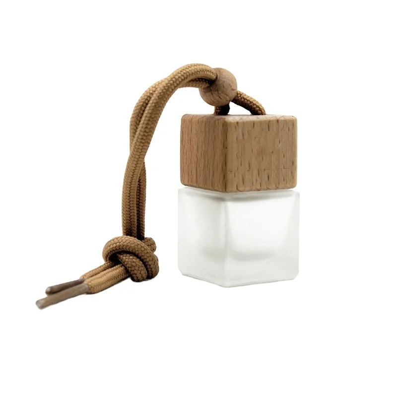 Wholesale frosted 5ml Car Perfume diffuser Car hanging glass Air Freshener Bottle manufacturer factory supplier