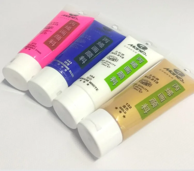 Maries 75ml Non-toxic Acrylic Colours Professional Acrylic Paint Fine Art Art Crafts and DIY Tube for Wholesale
