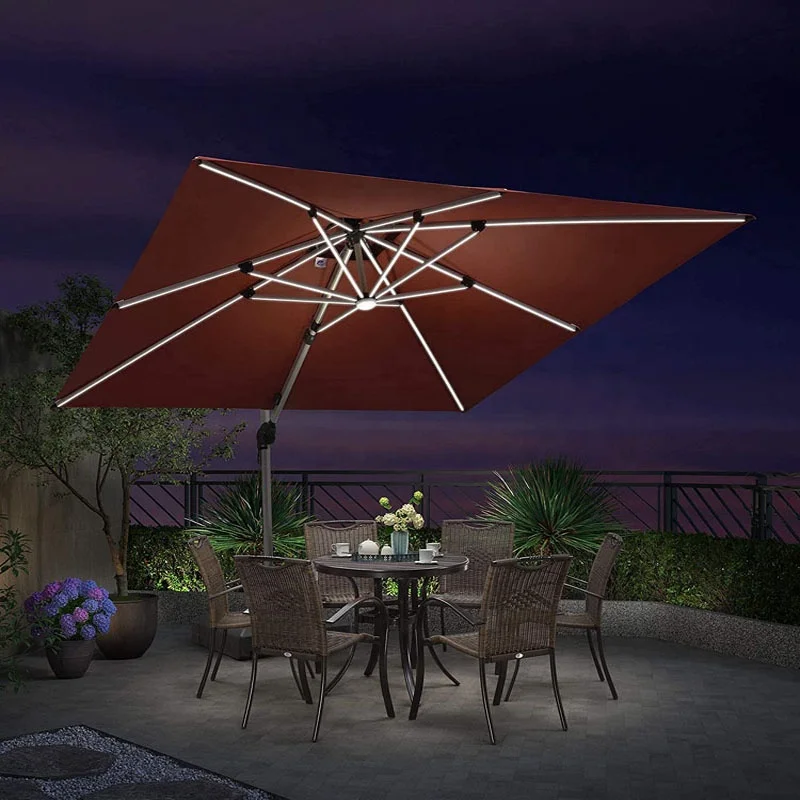 Best seller Patio umbrella square surface large size garden with