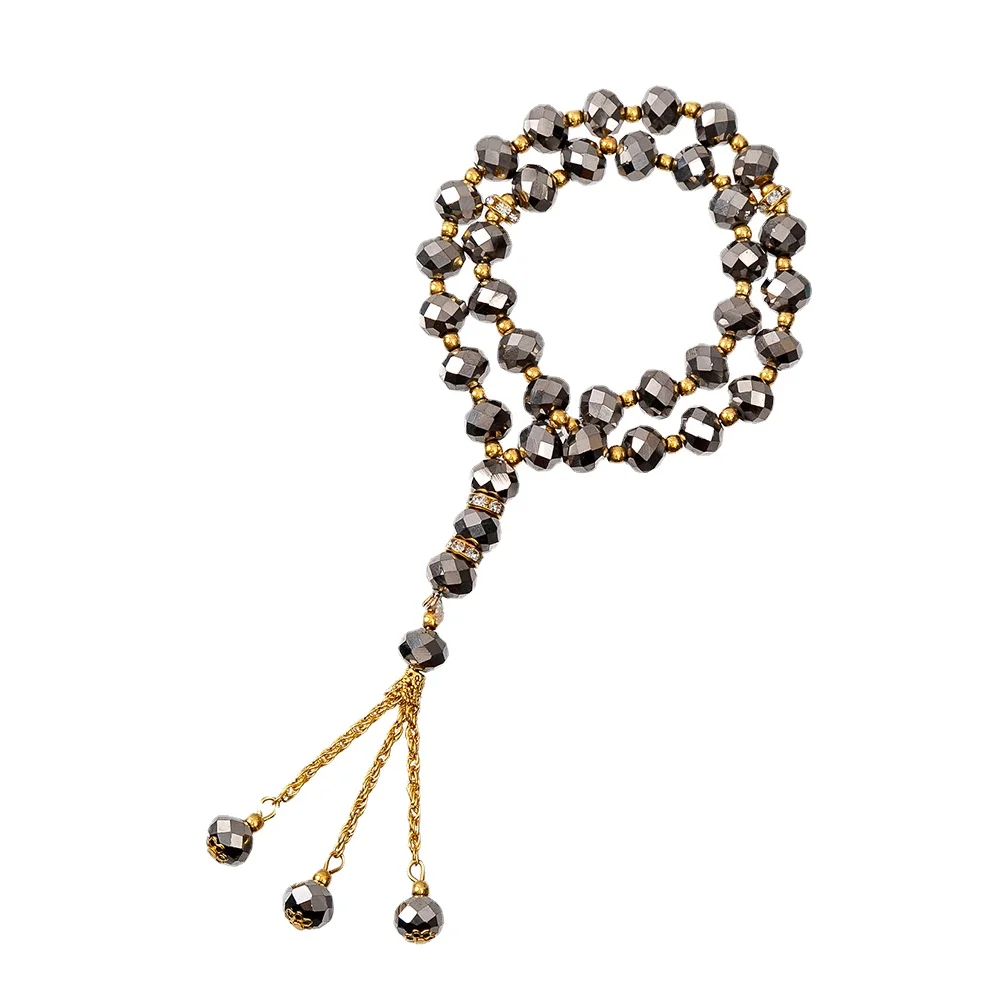 Wholesale Crystal Tasbeeh Muslim Tasbih Rosary Beads Religious Islamic Prayer Beads