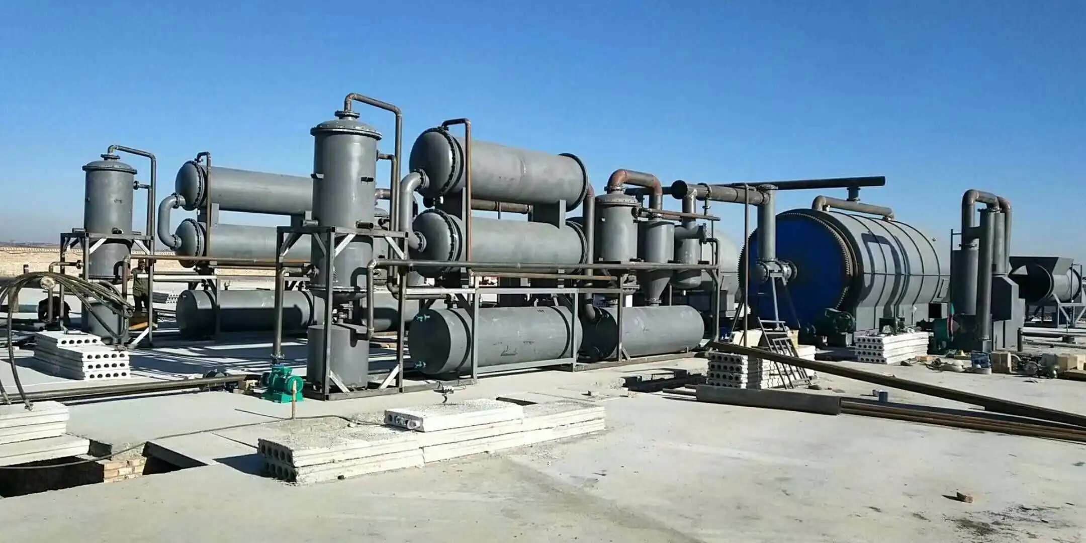 HI-TECH crude oil refining distillation of kerosene machine