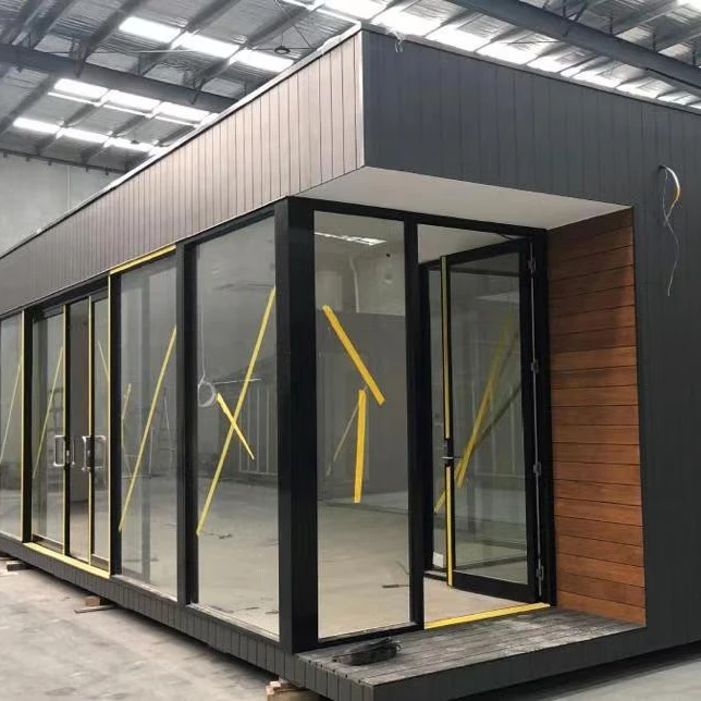 QSH 40ft container luxury 2bedroom or 3bedroom smart sip panel Spain bauhaus 4 bedroom villa 2 story  prefabricated houses Guyan