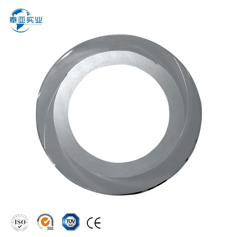 Tungsten steel  round blade circular slitting blade for corrugated cardboard  cutting