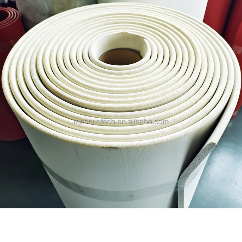 Soft silicone foam chemical resistance gray red blue 5-30mm