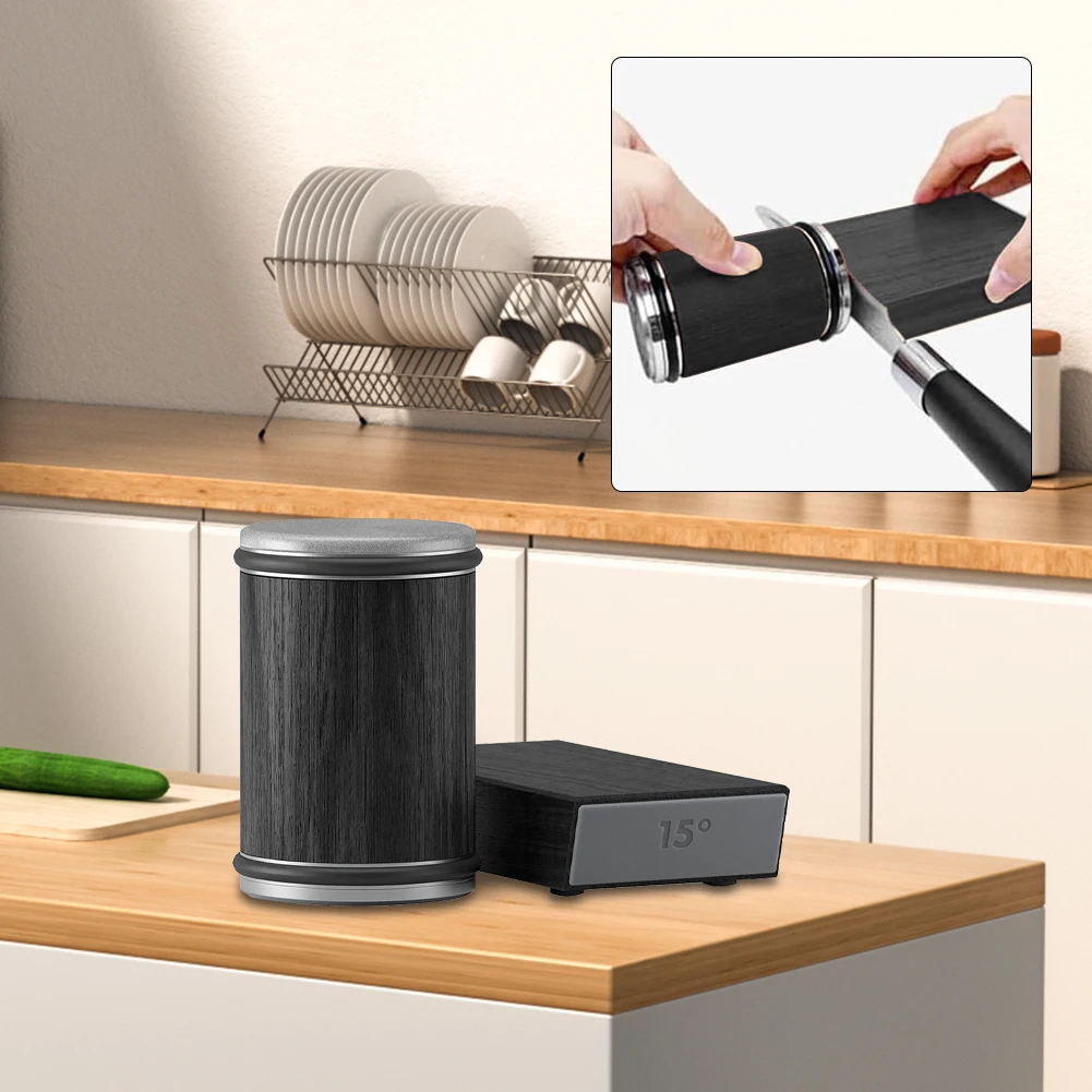 2024 Hot Selling Customized Kitchen Detachable Sharpening Stone Kit Manual Diamond Rolling Knife Sharpener Set for Knives