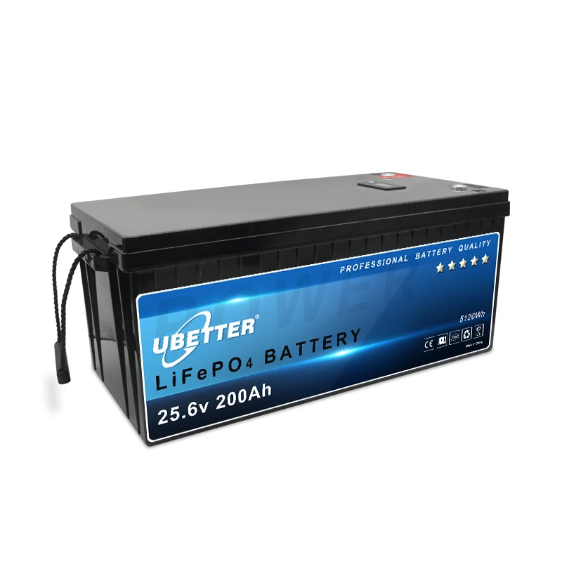 Outdoor Solar Energy Storage System 25.6v 200ah  Cycle Electric   Refrigerator Truck lithium li ion  phosphate yacht battery