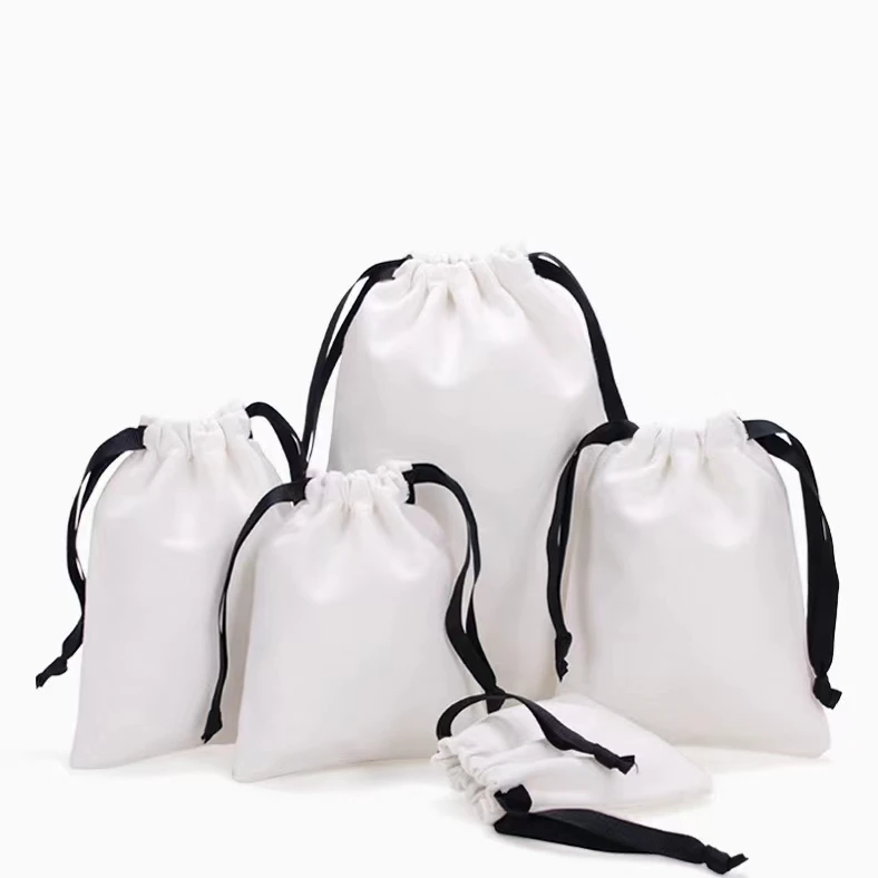 Recycle Cotton Canvas Fabric Drawstring Dust Bag With Logo Printed