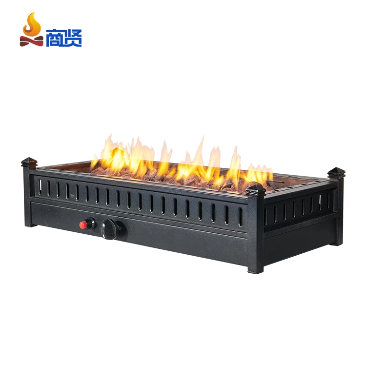 2021 New Portable Small but Warm Gas Propane Outdoor Rectangle Mini Fire Pits