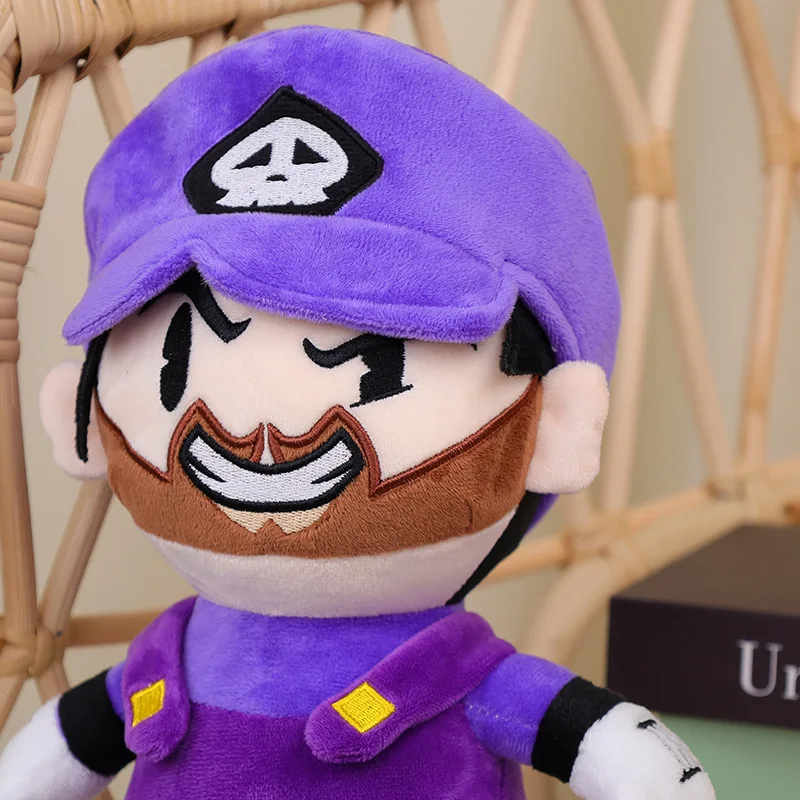 YWMX 25CM SMG4 Mario Plush Toy Cartoon Animated Stuffed Doll  SMG4 Amino For Kids Gift Toys Super Mario Bros Wholesale