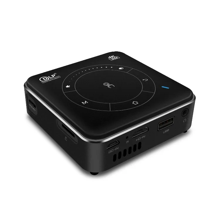  Проектор Moniel P11 DLP 4K Android 9 0 4 Гб + 32 ГБ Мини Портативный светодиодный проектор 2 4G 5G WiFi BT 3D для домашнего