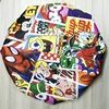 Custom Logo Hair Warp And Bonnet Set Silk Printing Satin Reversible Sleeping Long Double Layer Bonnet