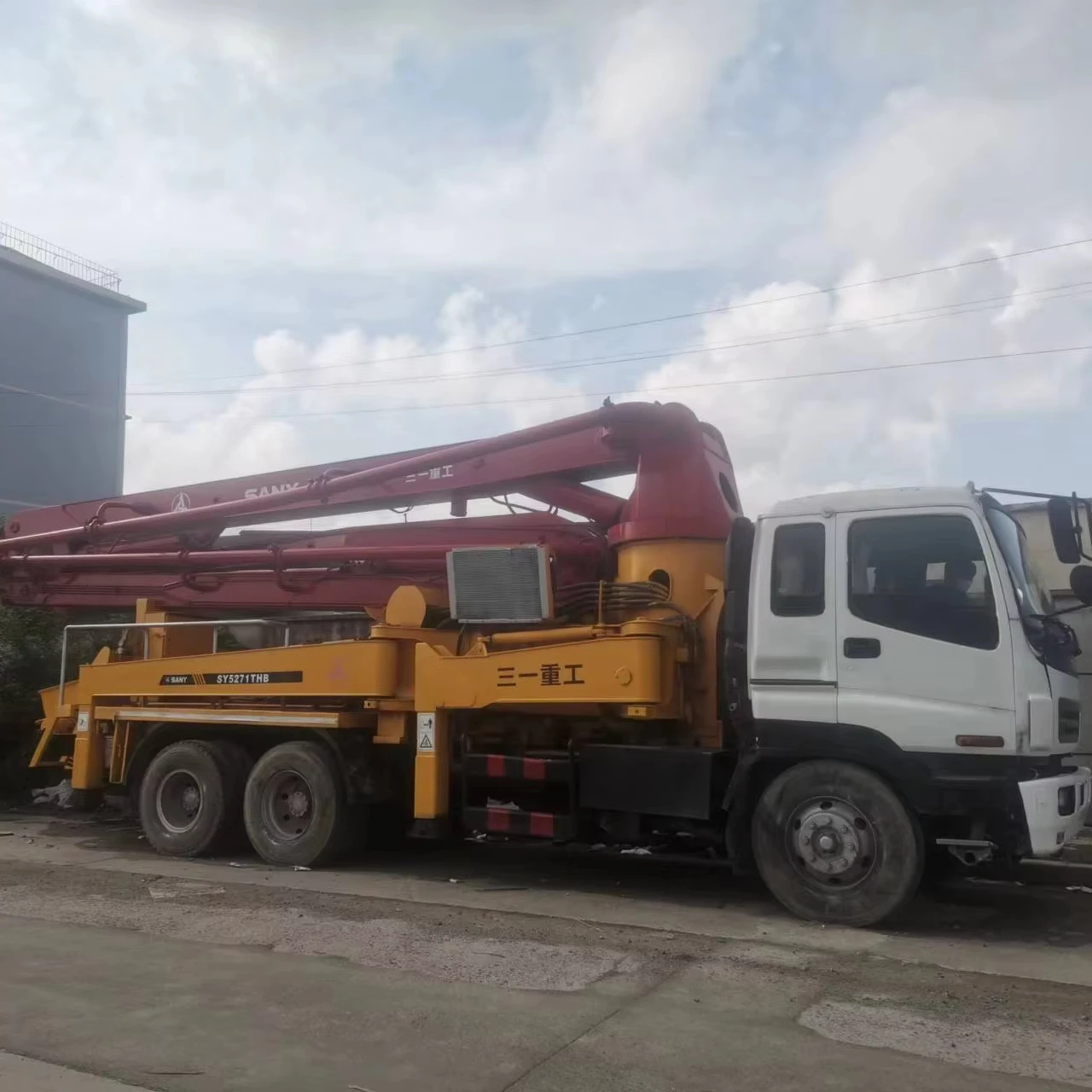 Подержанные грузовики с насосом SANY 37m бетононасос