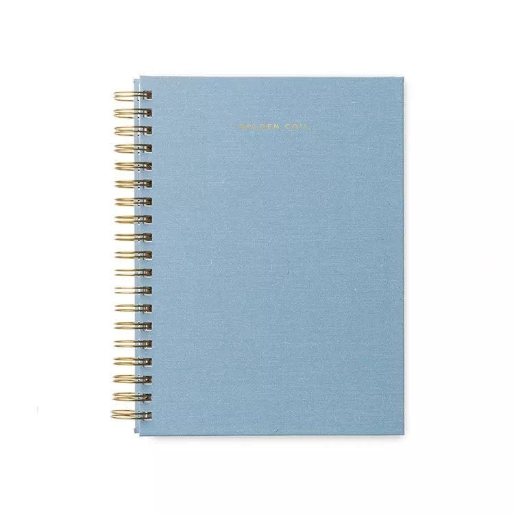 Blank Cover Paper Planner School Student Popular A5 Custom Binder Stationery Spiral Binding Notebooks