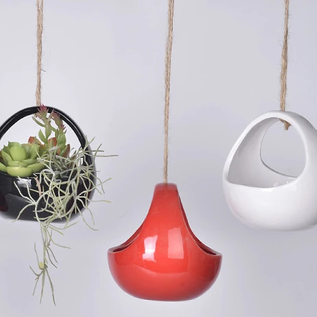 New design custom made wall hangings for home decor planter flower pot