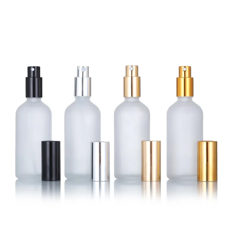 5ml 10ml 15ml 20ml 30ml 50ml 100ml Matte Frosted Clear Fragrance Container Fine Mist Spray Pump Bottles Glass Perfume Bottle
