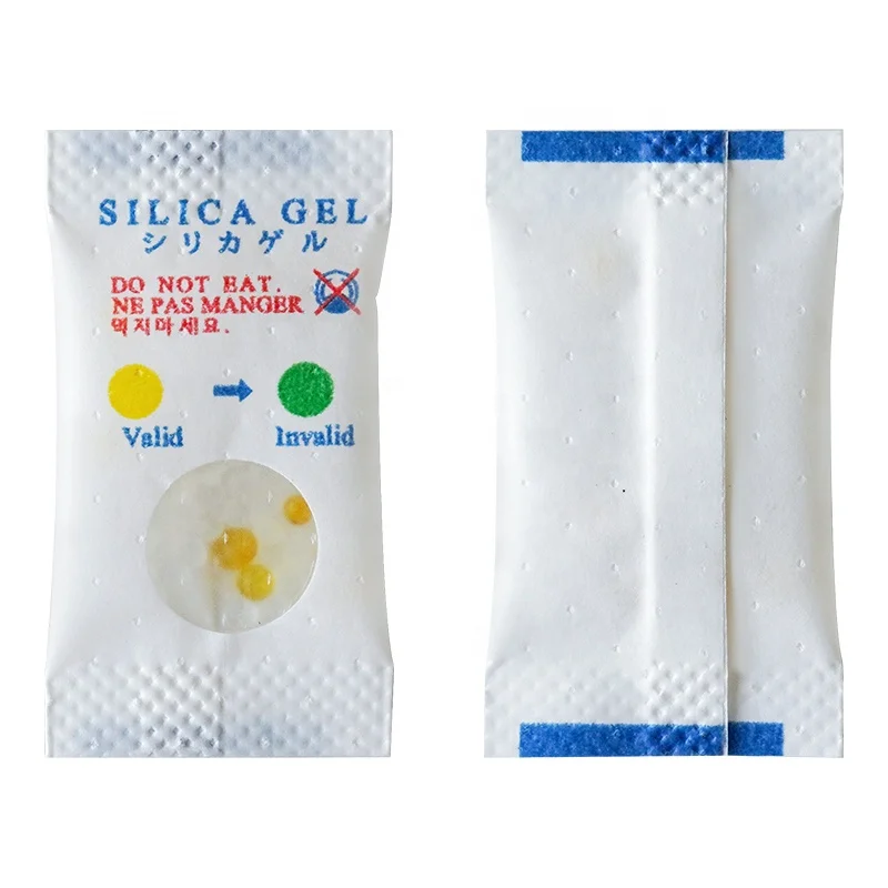 0.5g 1g 2g Factory spot indication discoloration medical grade silica gel desiccant
