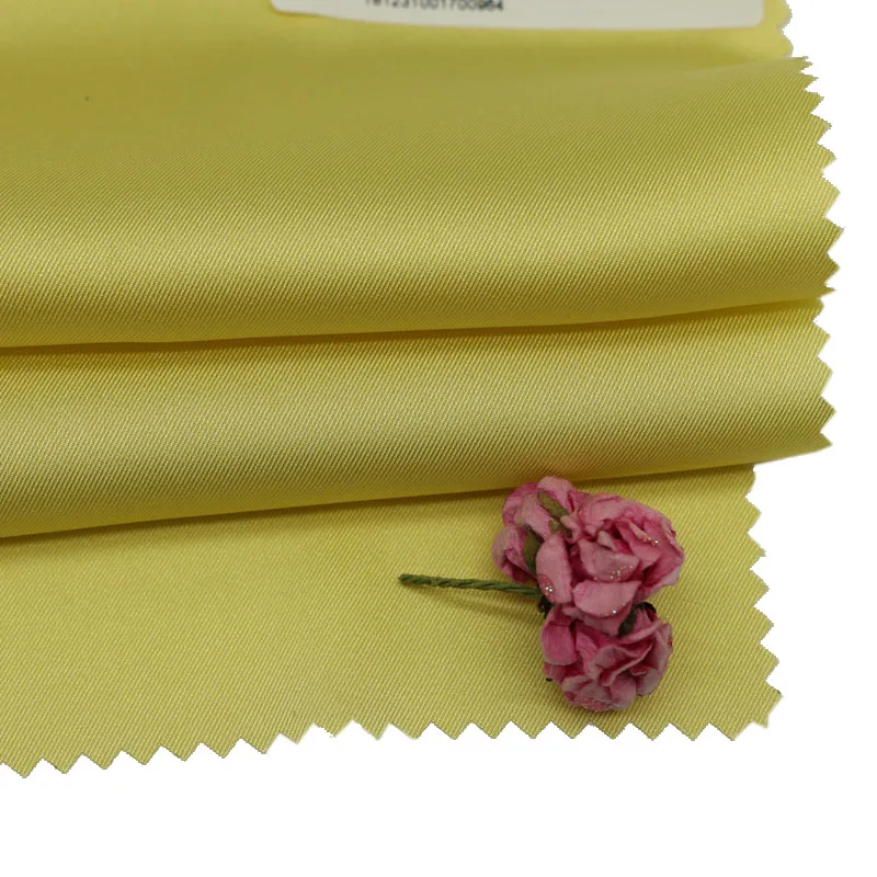 Factory Custom Wholesale 100 Polyester Recycle Fabric Twill Silk Fabric for Dress