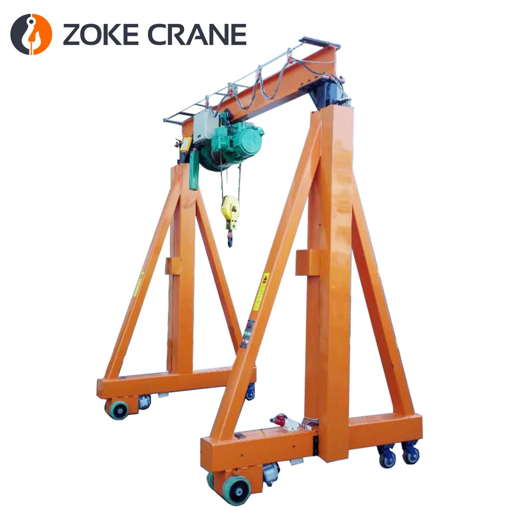  Мобильный простой/компактный козловой кран ZOKE 1 5 т 3 тонны 4 а