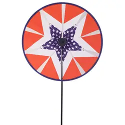 BAILING Custom Us National Day Kids Classic Windmill Toys 40x100cm Flag Element Windmill