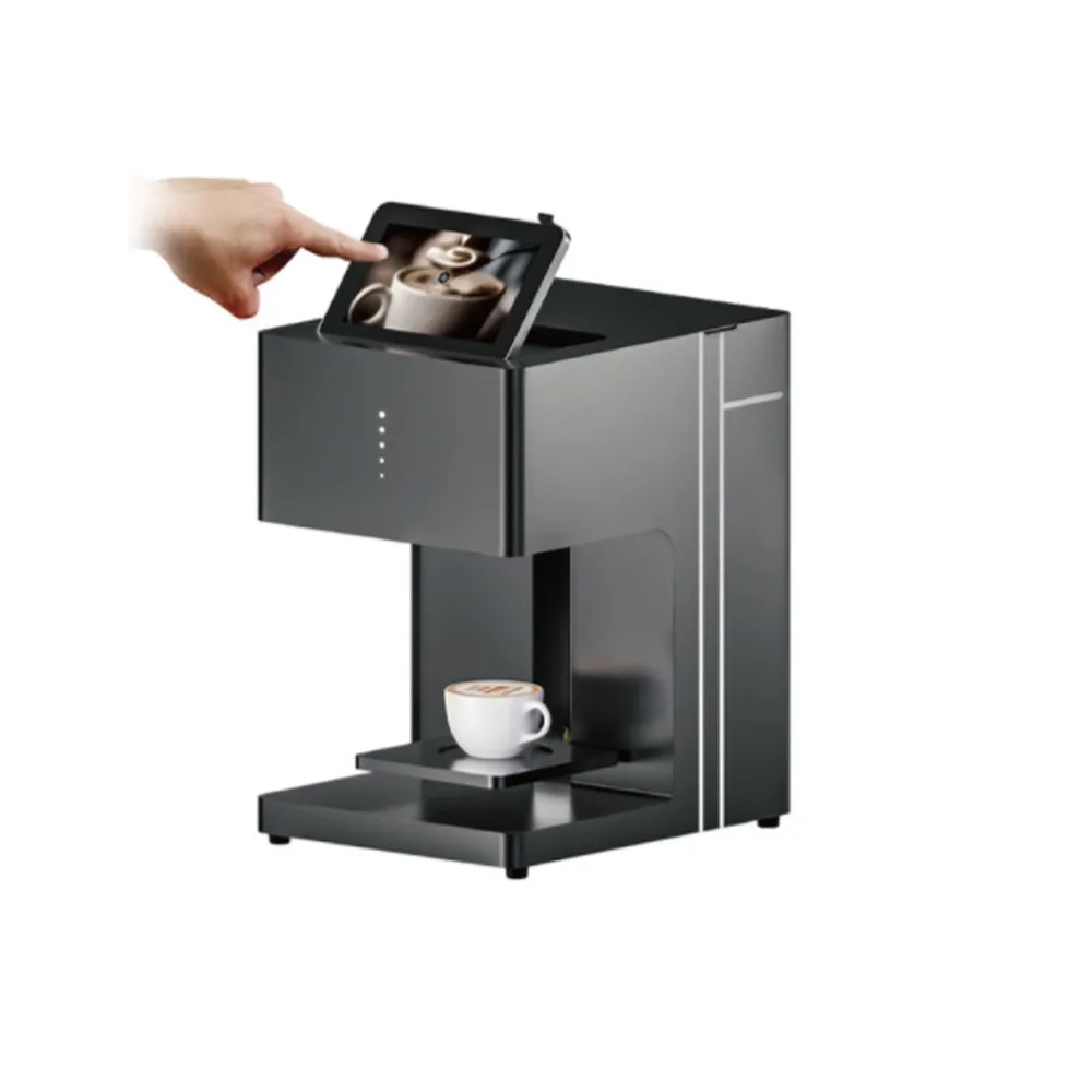 Digital 3D Edible Selfie Photo Food Macarons Cake Chocolate Capuchino Latte Art Inkjet Printing Machine Coffee Printer