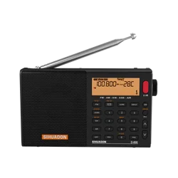 Hot sale portable digital radio SSB band aviation band with display for outdoor travel