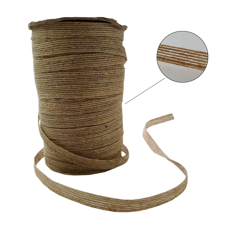 Рулон из натурального джута/мешковины для декоративно-прикладного искусства, Свадебные Рождественские украшения «сделай сам» и подарочная упаковка