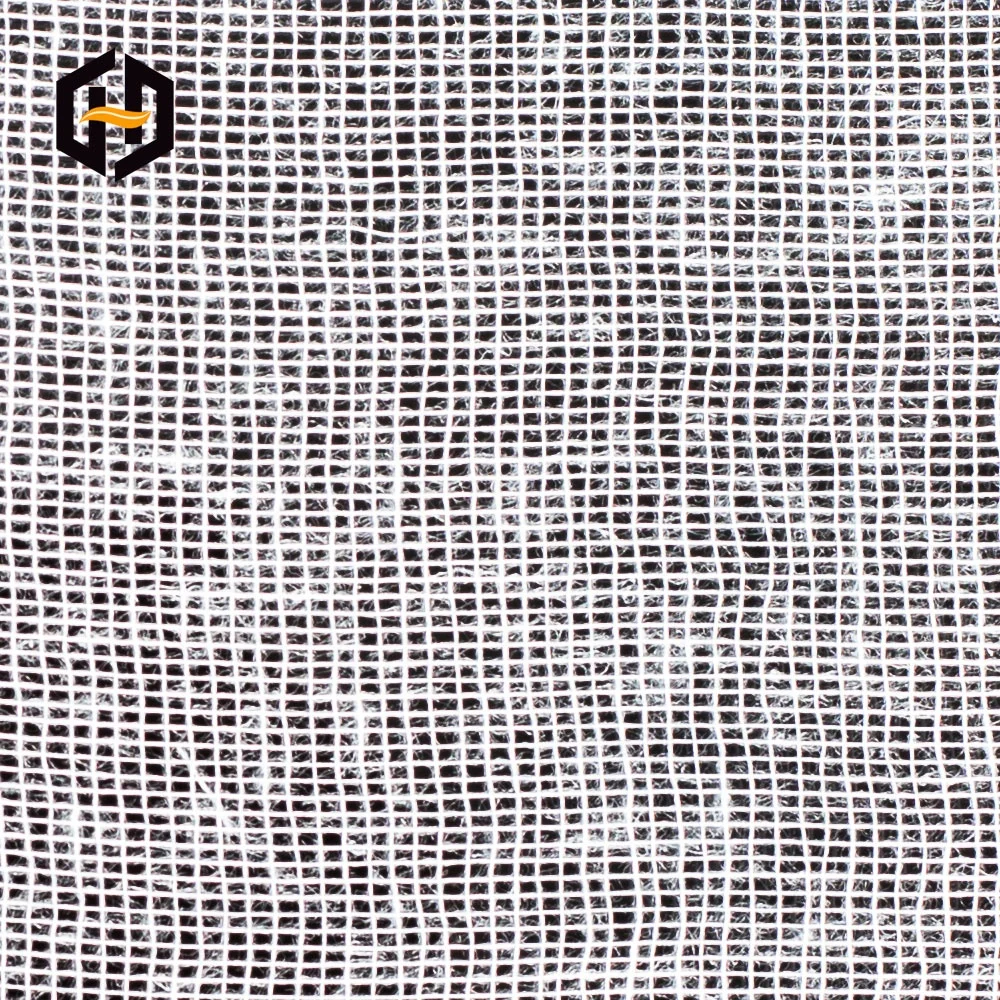 Polyester backing scrim net white scrim plain grid fabric composite for leather