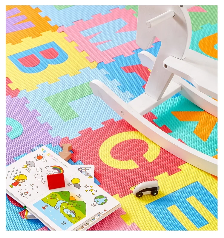 Alphabet ABC Floor Play Mat for Ages 3+ (Foam Puzzle Play Mat)