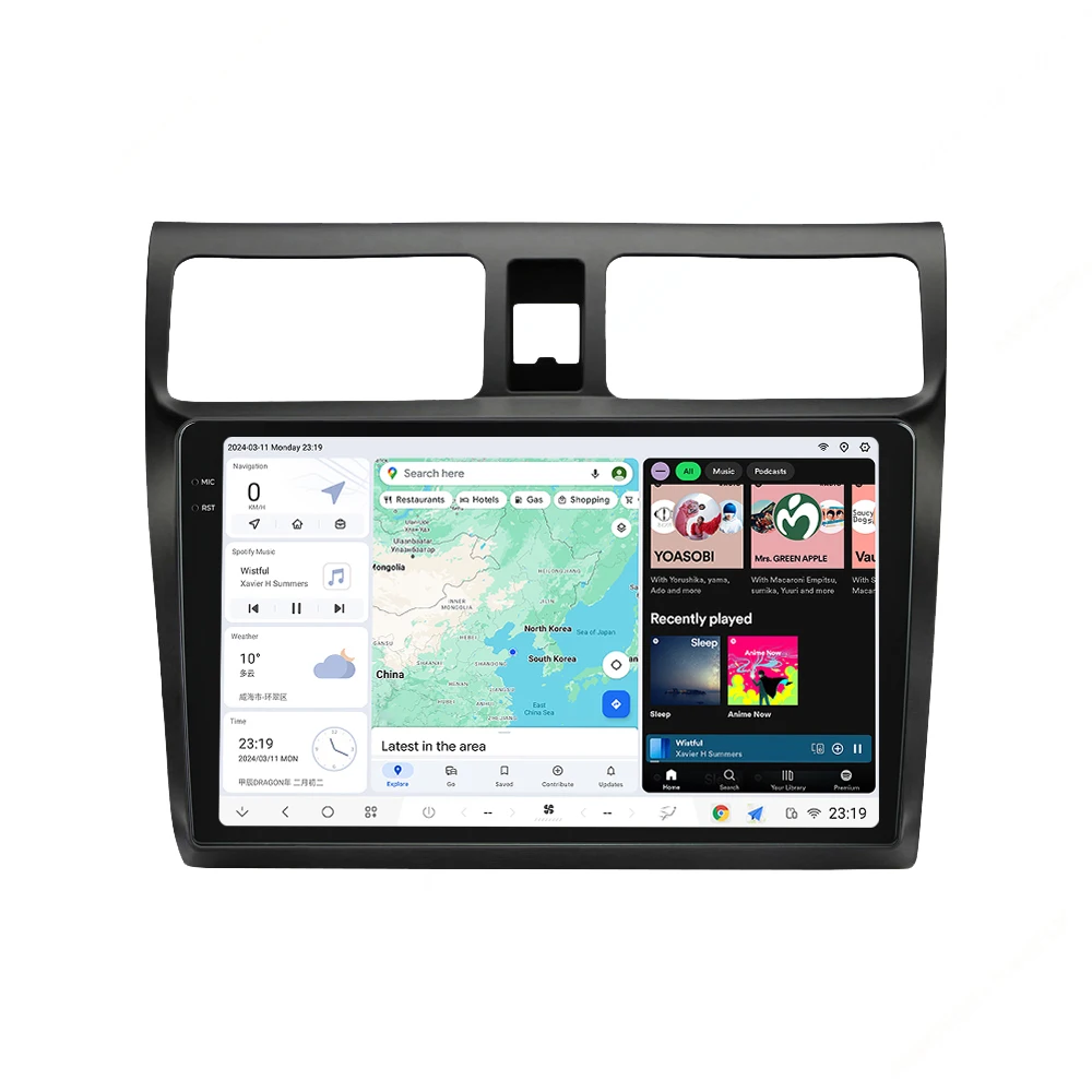 MEKEDE Android car video car multimedia car dvd DUDU 2K Touch Screen 12+512GB  system7870 DSP7739 FOR SuzukiSwift