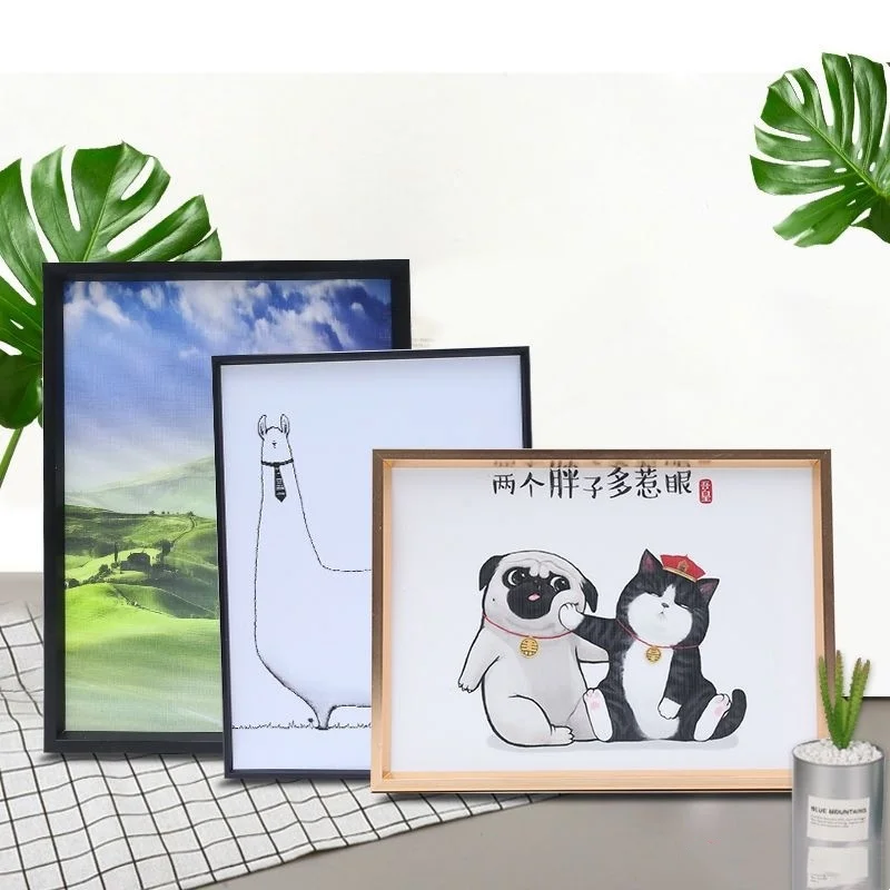 Wholesale Silver Gold Rose Black Anodizing Metal Photo Frame Brushed Aluminium Frame For Photo/picture Frame