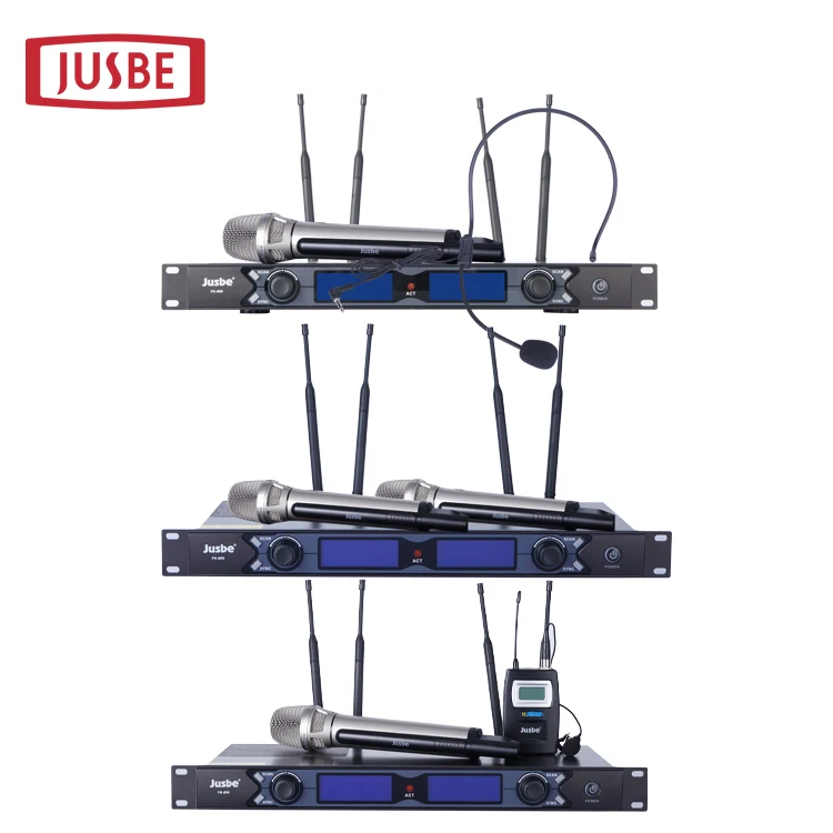 Jusbe FU-2980 professional audio, video & lighting teaching amd Kalaoke performance headset shure wireless microphone