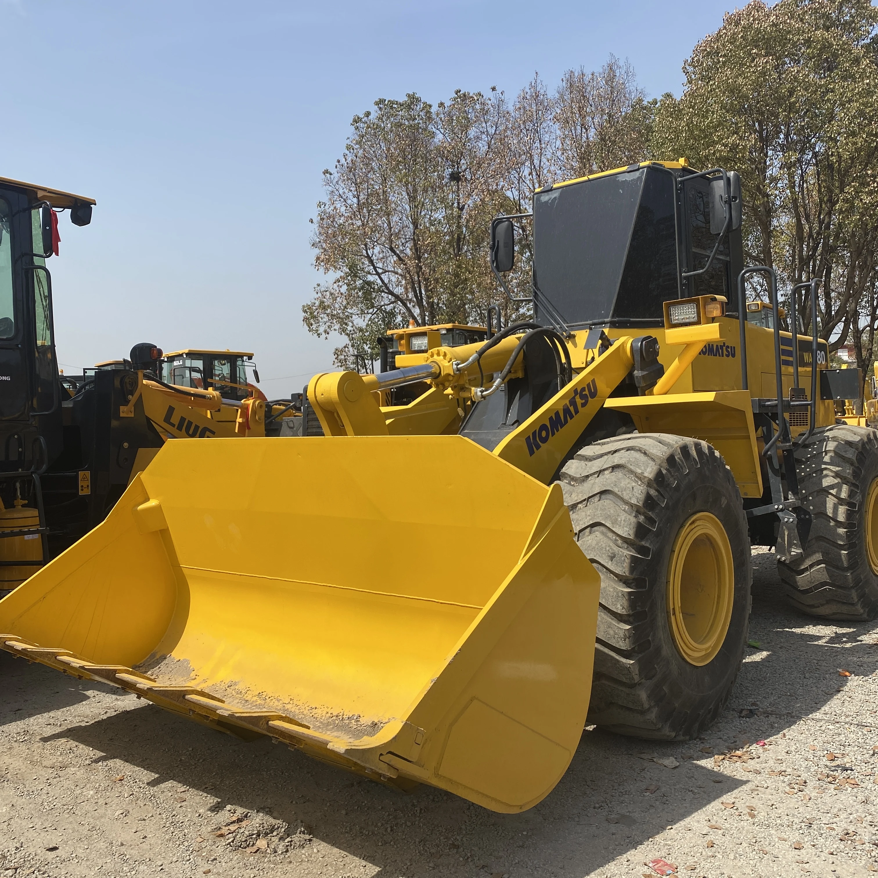 Оригинальный тяжелый погрузчик Komatsu Wa380 колесный для продажи