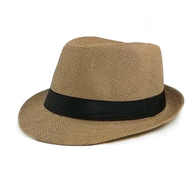 Панама соломенная с отверстиями L621 модная пляжная в рулоне стиле унисекс для женщин и мужчин летняя