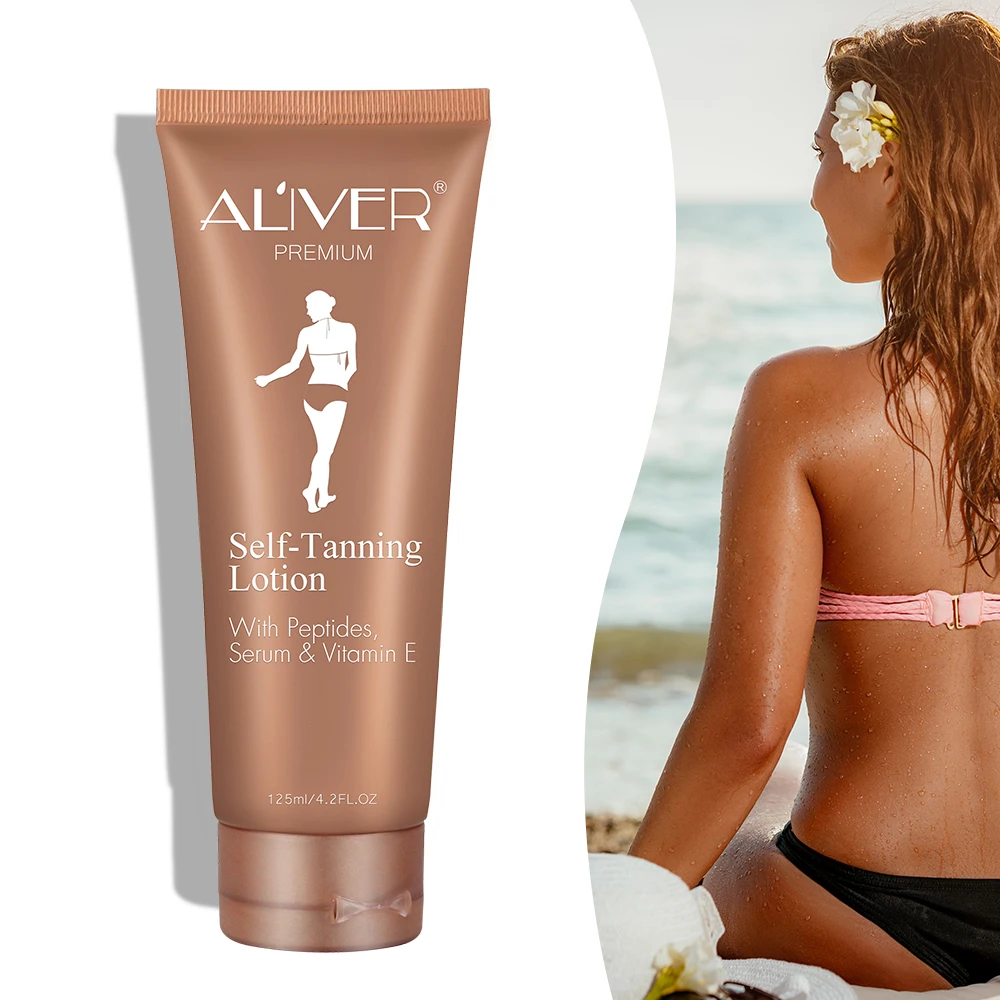 Custom Private Label Natural Sunless Self Tanning Agent  For Bronzing And Golden Tan
