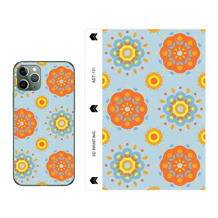 Skycut Direct Manufacture Korea Imported Material Mobile Phone Customize Skin Back Film 3d Hidrogel Sticker For Mobile Phone