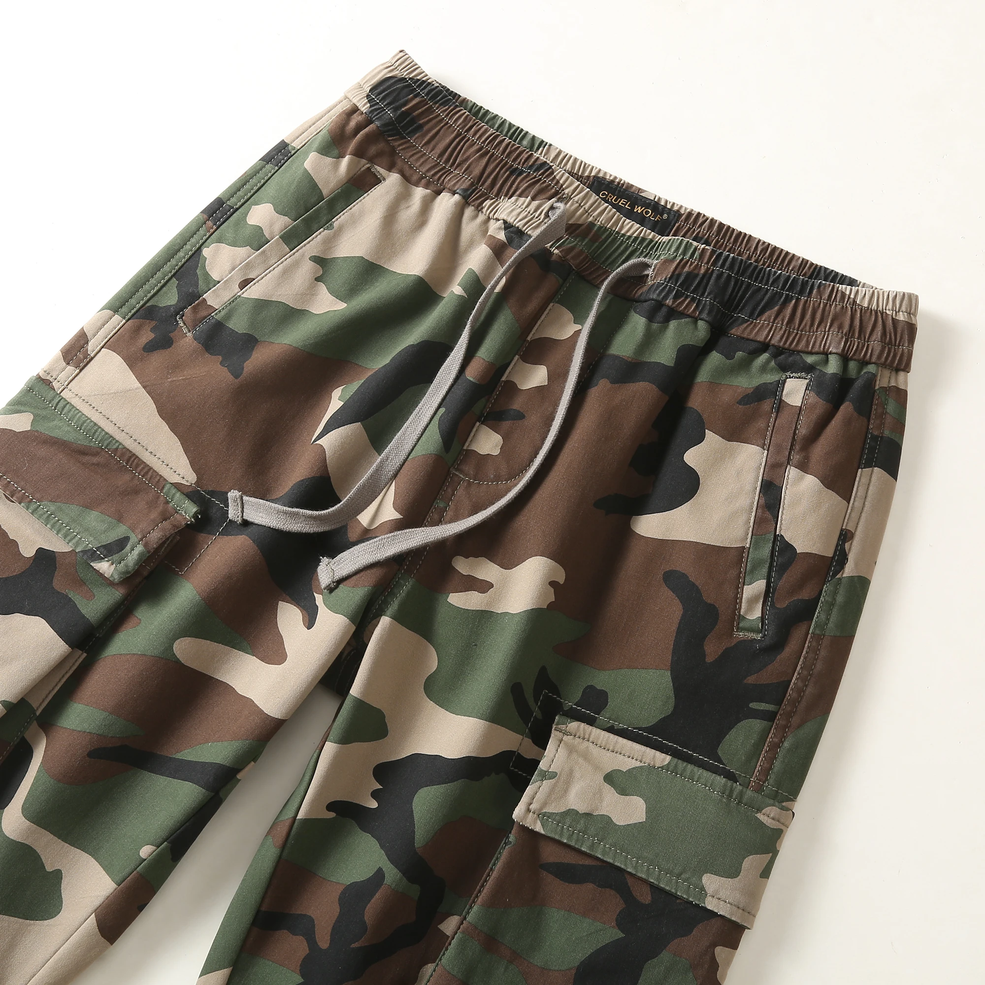 Winter Men Plush Thick Fleece Sweatpants Cotton Thermal Trousers Casual Pants Waterproof Windproof Warm Cotton Pants