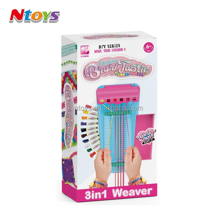 Bracelet Making Toy Kids Braiding Machine Knitted Toys Arts and Crafts