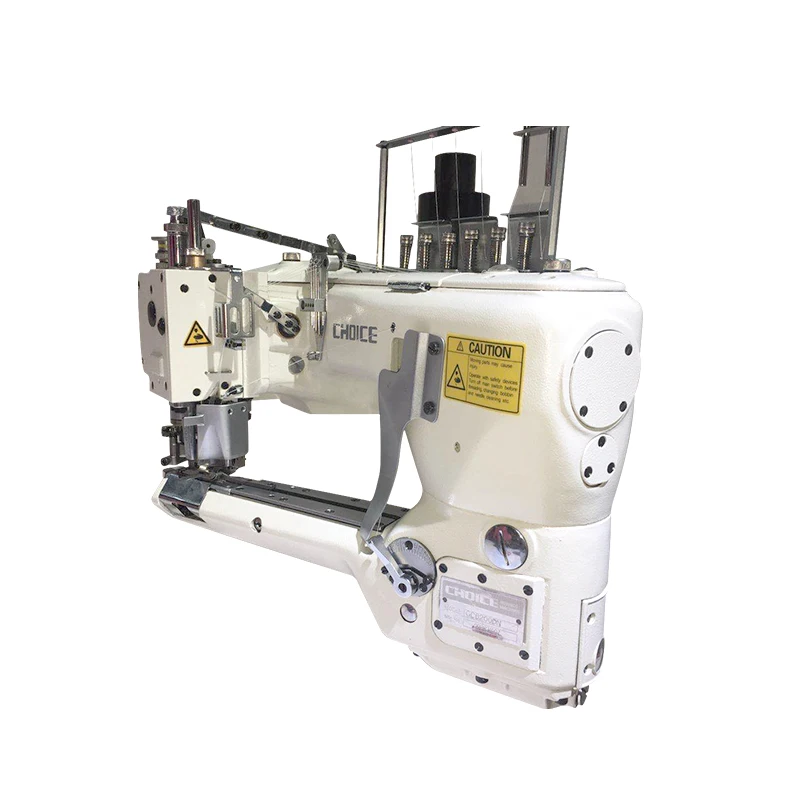 GC6200DN Direct Drive 4 Needle 6 Thread Single Double Cutter Flat Seam Sewing Machine