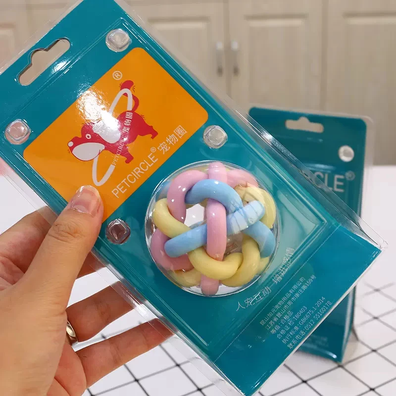 Chewing Rubber Elasticity Ball Toys for Dogs Molar Stick Interactive Chew Bite Cotton Rope Tooth Cleaning Dog Toys Pet Supplies