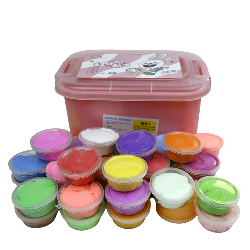 Popular 36 colors Soft Super Light Clay Modeling Air Dry Polymer Clay For DIY Handmade Toys