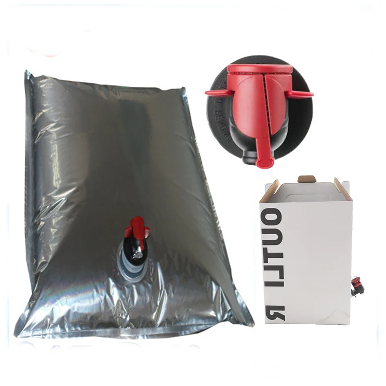 Factory direct sale  5l beer bag in box 3l with dispenser bib bag in box wine