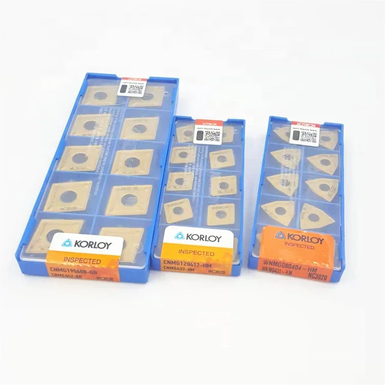 Korea Original CNMG190608/CNMG120412 NC3030 Turning tools Tungsten carbide insert