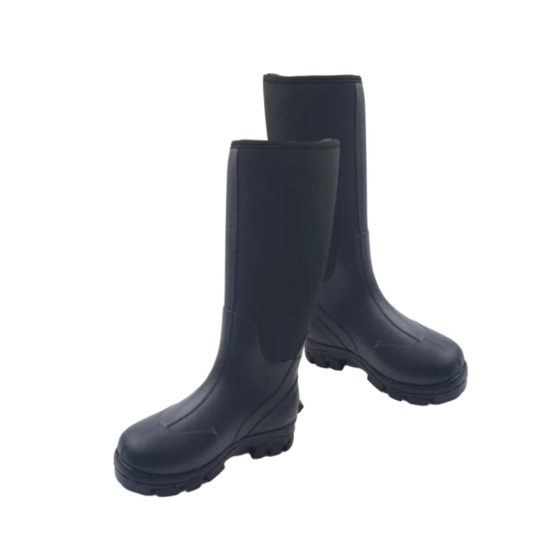 Wholesale Waterproof Camouflage Hiking Boots  Neoprene Wear-resistant Rubber Hunting Shoes For Men