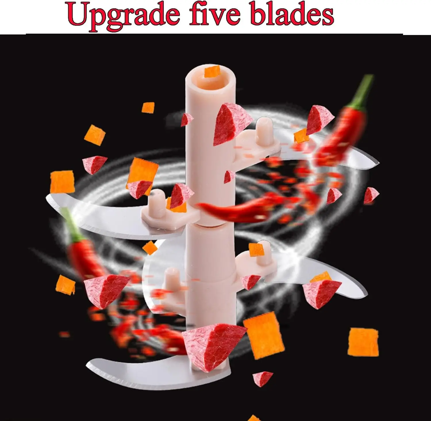 Household multifunctional Meat Garlic Crusher Crushing Machine Vegetable Grinder Mincer Hand Press Kitchen Gadget